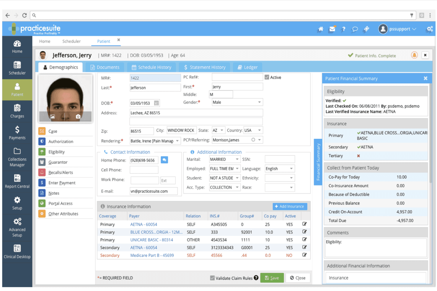 practicesuite-free-medical-billing-software