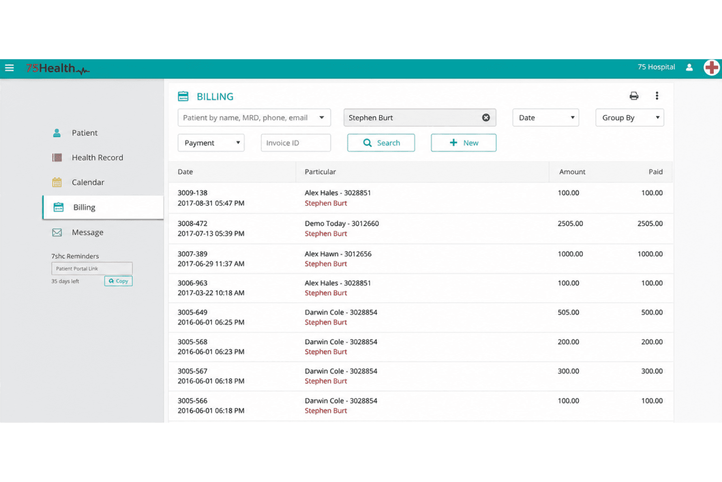 75health-free-medical-billing-software