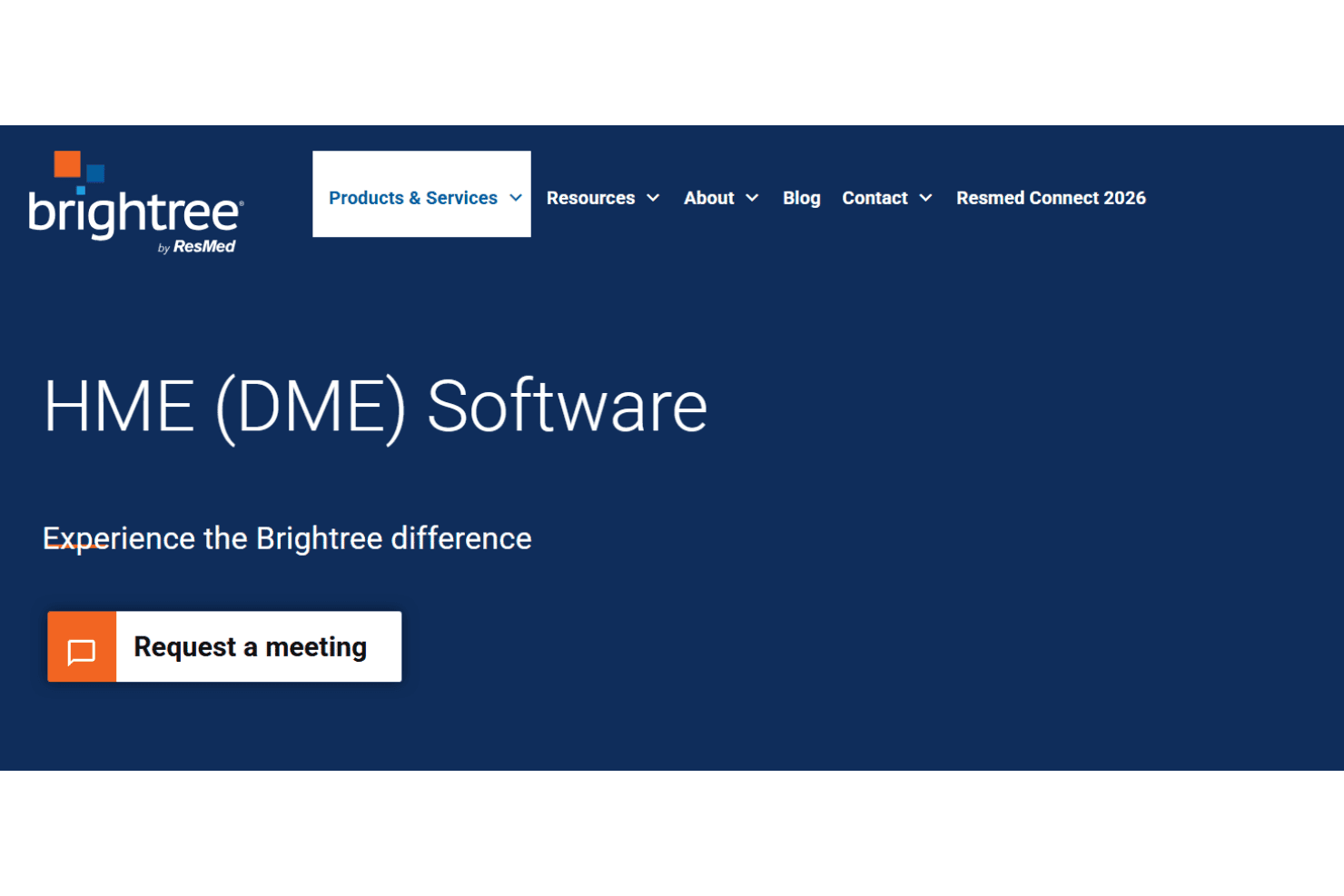 Brightree drives DME claims, rental billing, CMNs, inventory, and resupply.