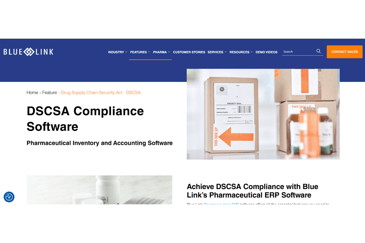 Blue Link ERP unterstützt die DSCSA-Compliance durch Serialisierung und Chargenrückverfolgbarkeit.