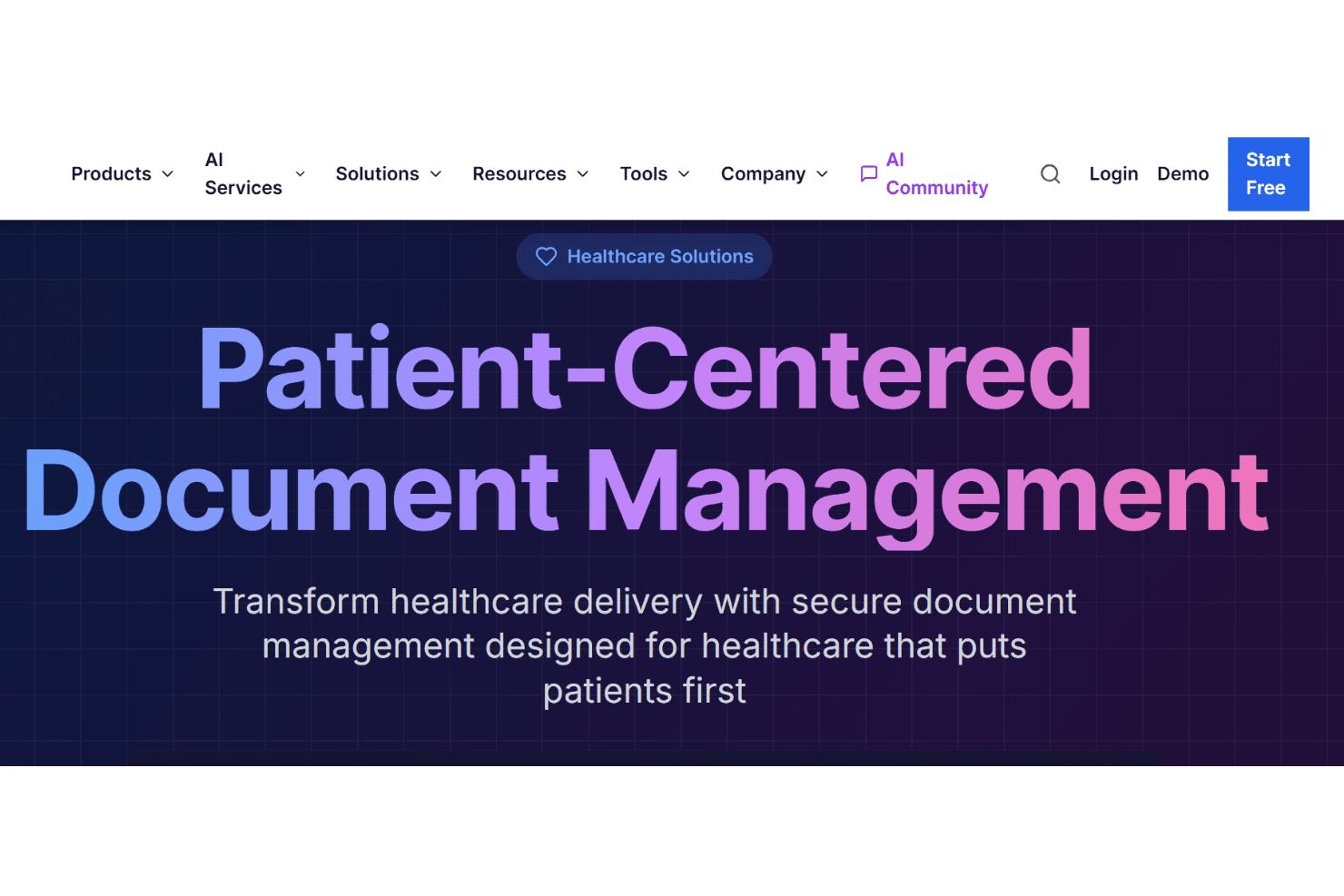 Ademero beheert zorgdocumenten met AI-vastlegging, veilige opslag en workflows.