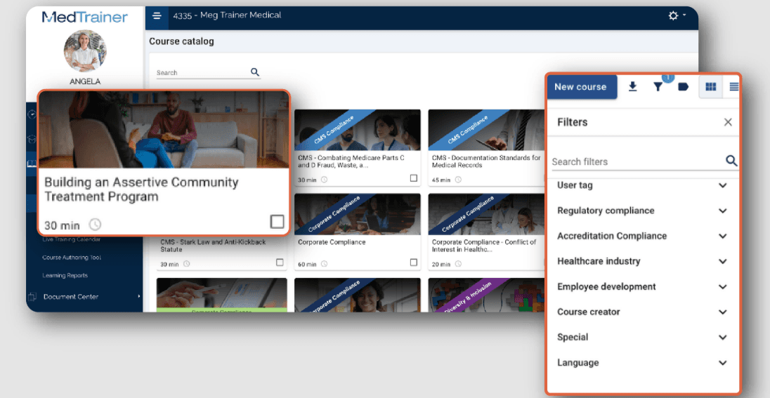 MedTrainer screenshot