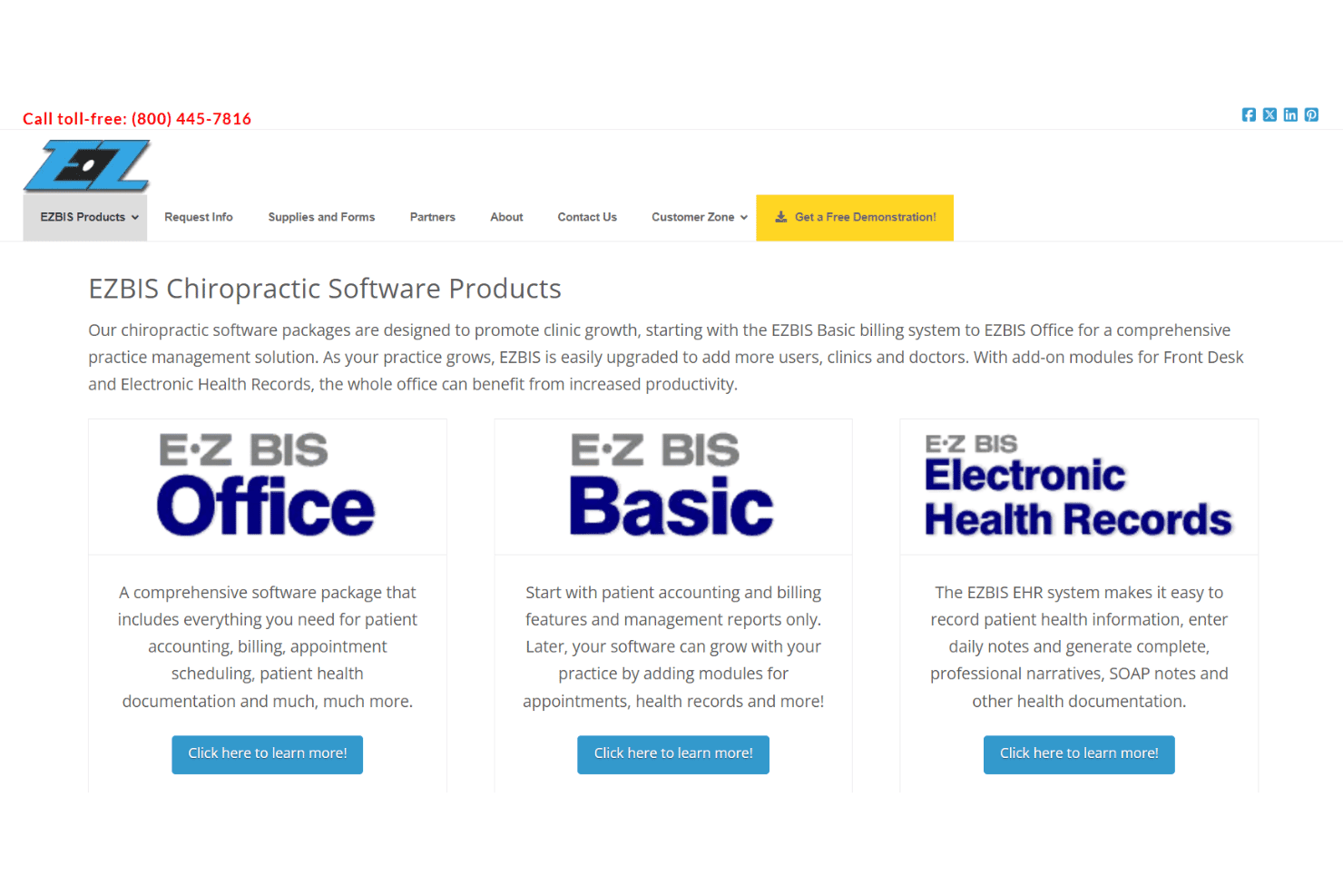 EZBIS pricing
