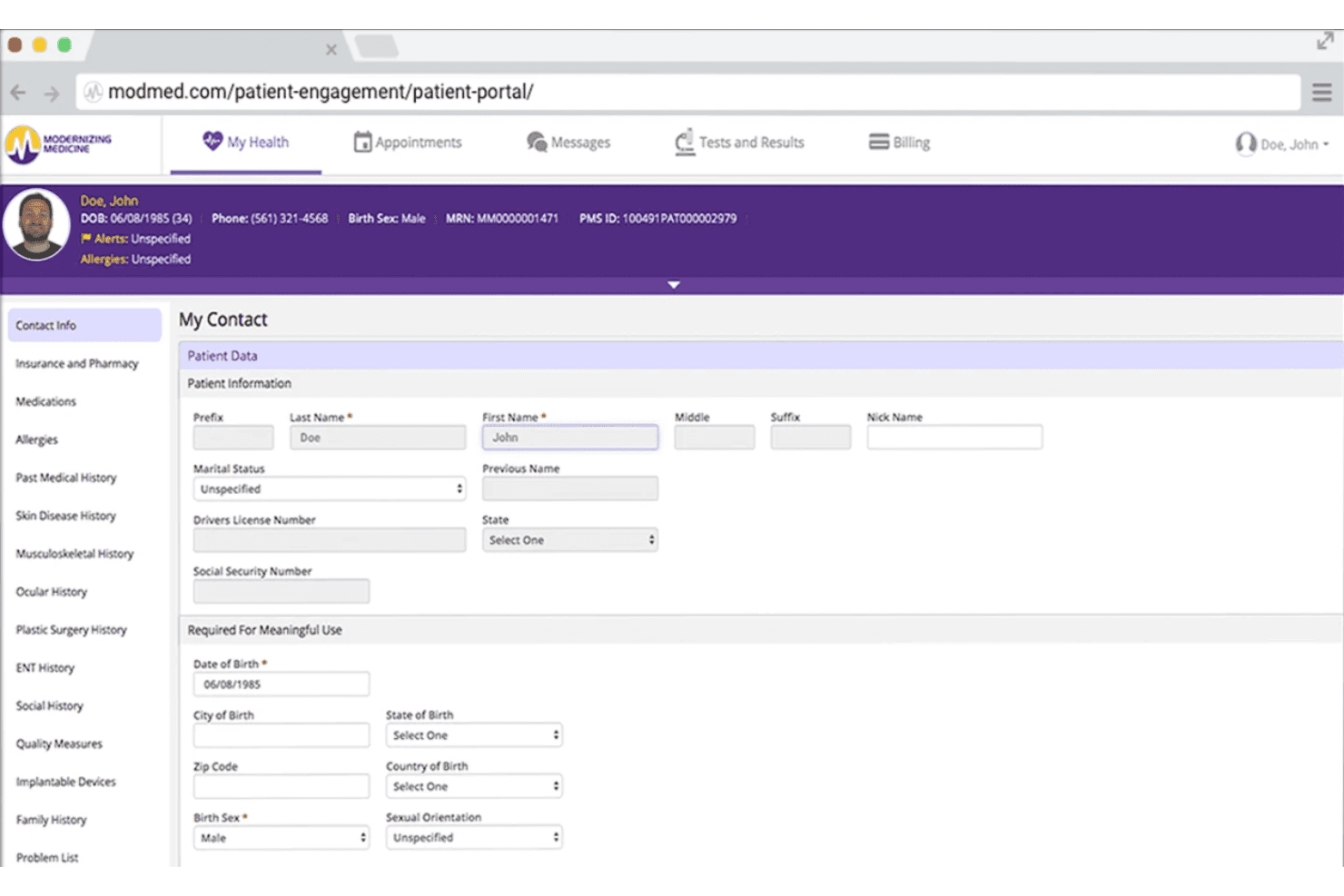 ModMed streamlines scheduling, billing, charting, and patient care.