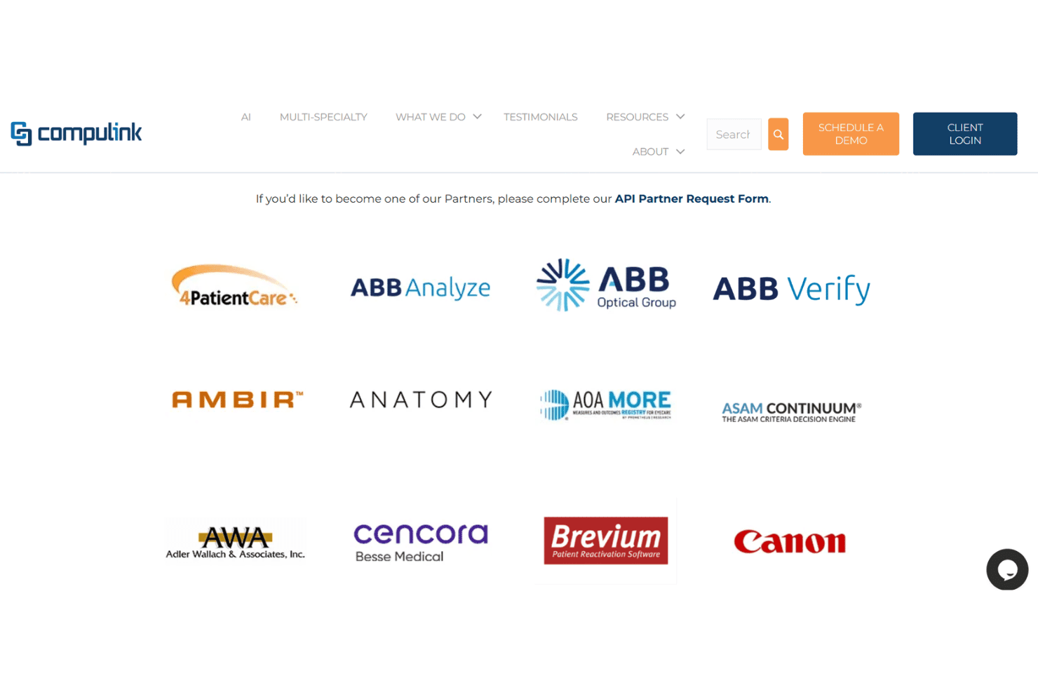 Compulink partners page