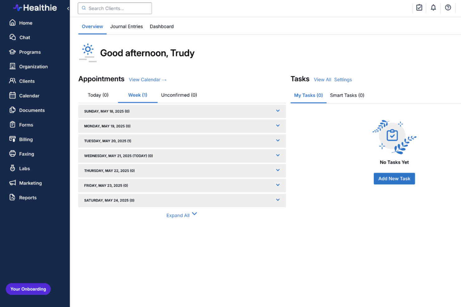 Healthie centralizes HIPAA-compliant care, scheduling, and records.