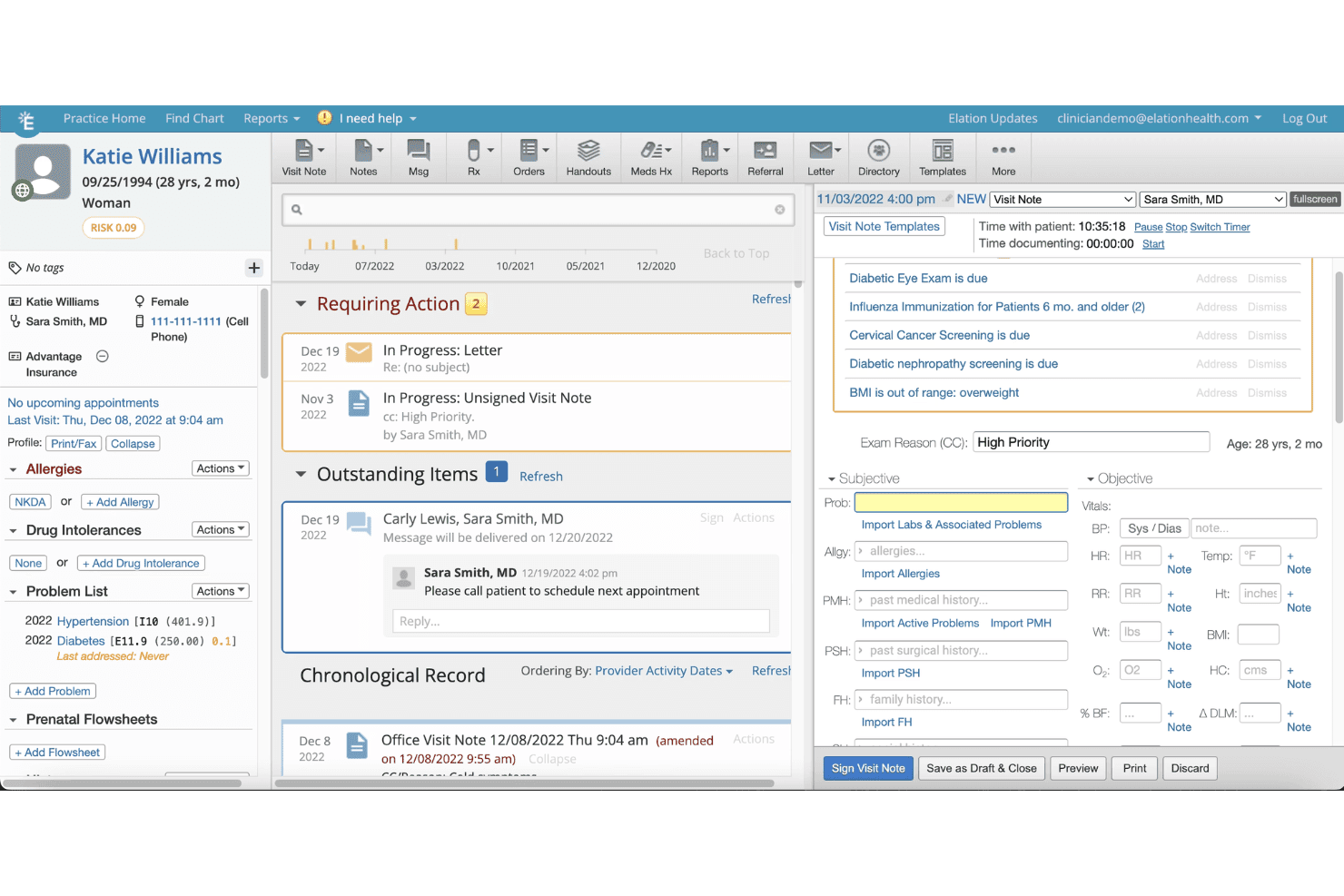 Elation Health is an AI-powered EHR for streamlined primary care workflows and billing.