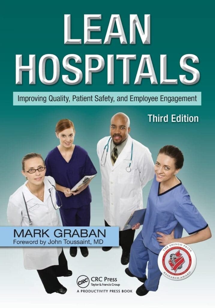 Das Buchcover von Lean Hospitals, ein Buch über Patientenerfahrung