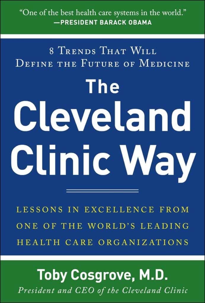 Ein Buchcover von The Cleveland Clinic Way, einem Buch über Patientenerfahrung