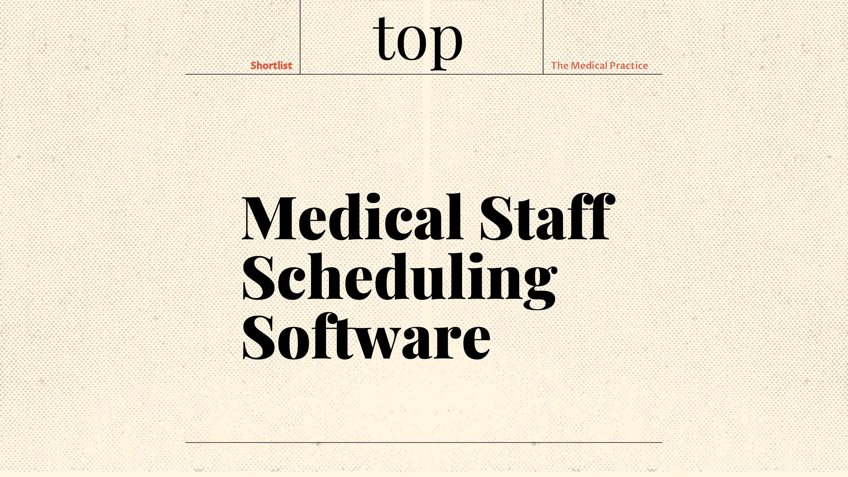 Medical staff scheduling software best tools