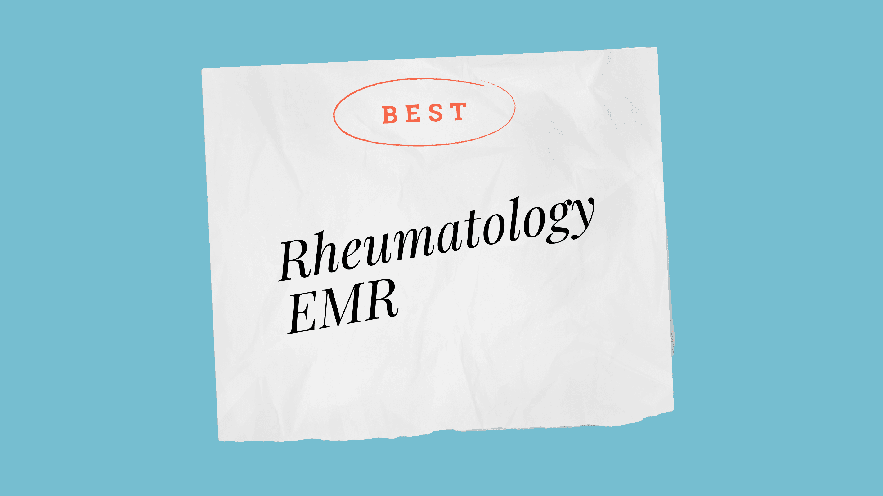 Rheumatology emr best tools