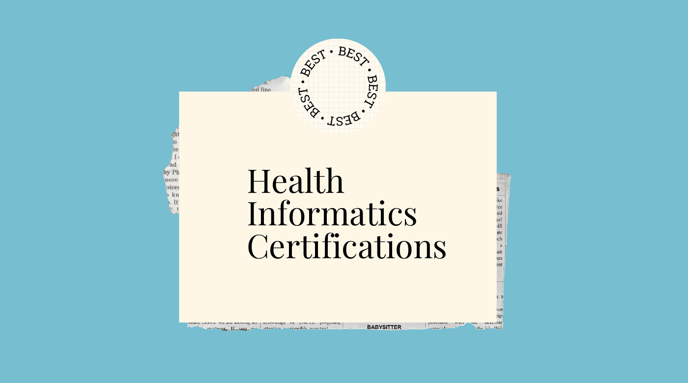 Health informatics certifications generic best of