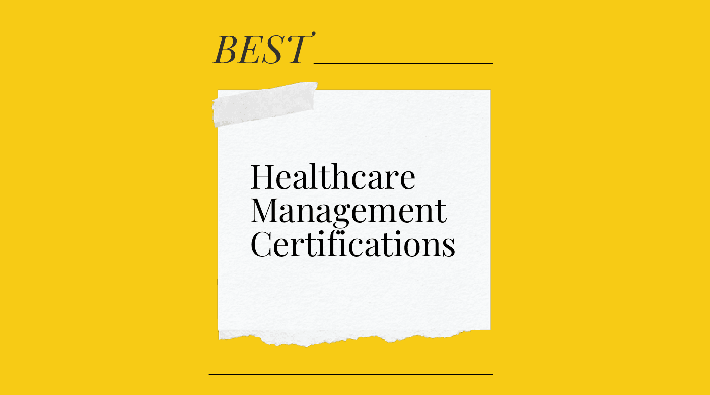 Healthcare management certifications generic best of