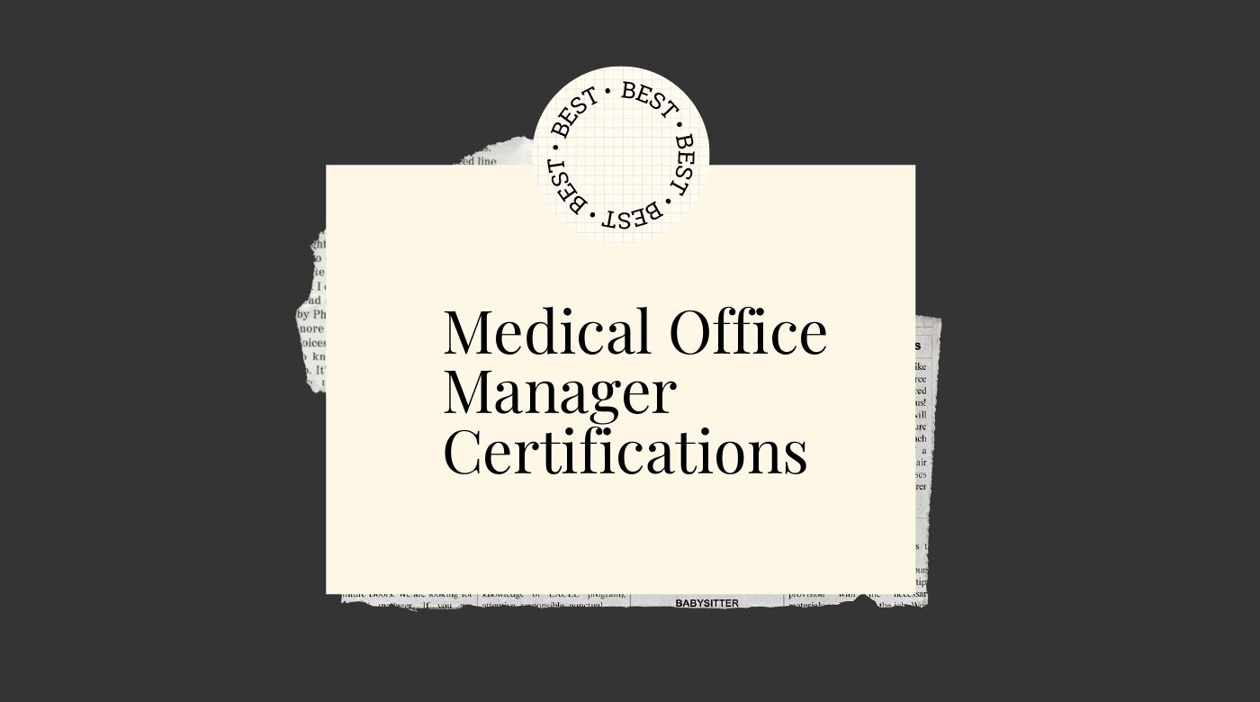 Medical office manager certifications generic best of