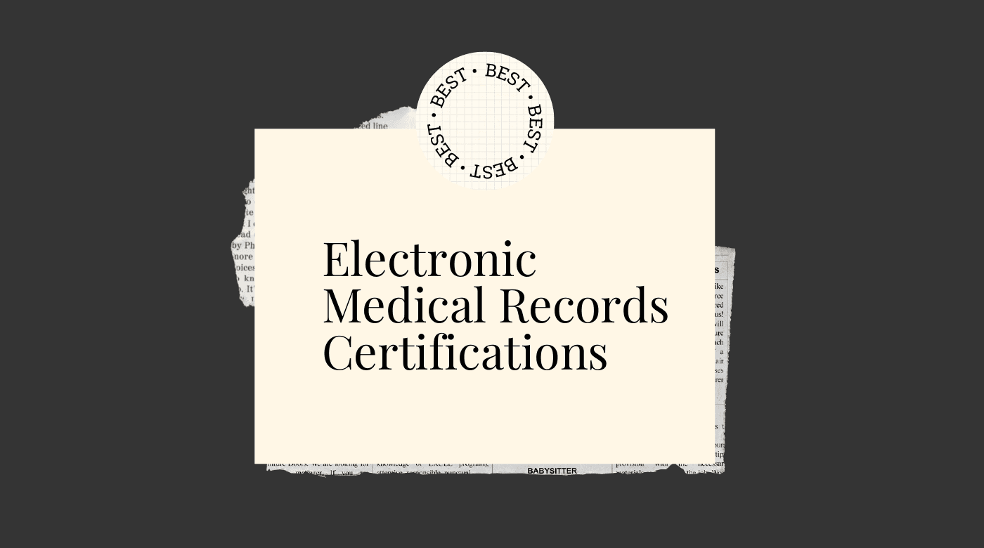 Electronic medical records certifications generic best of 55893