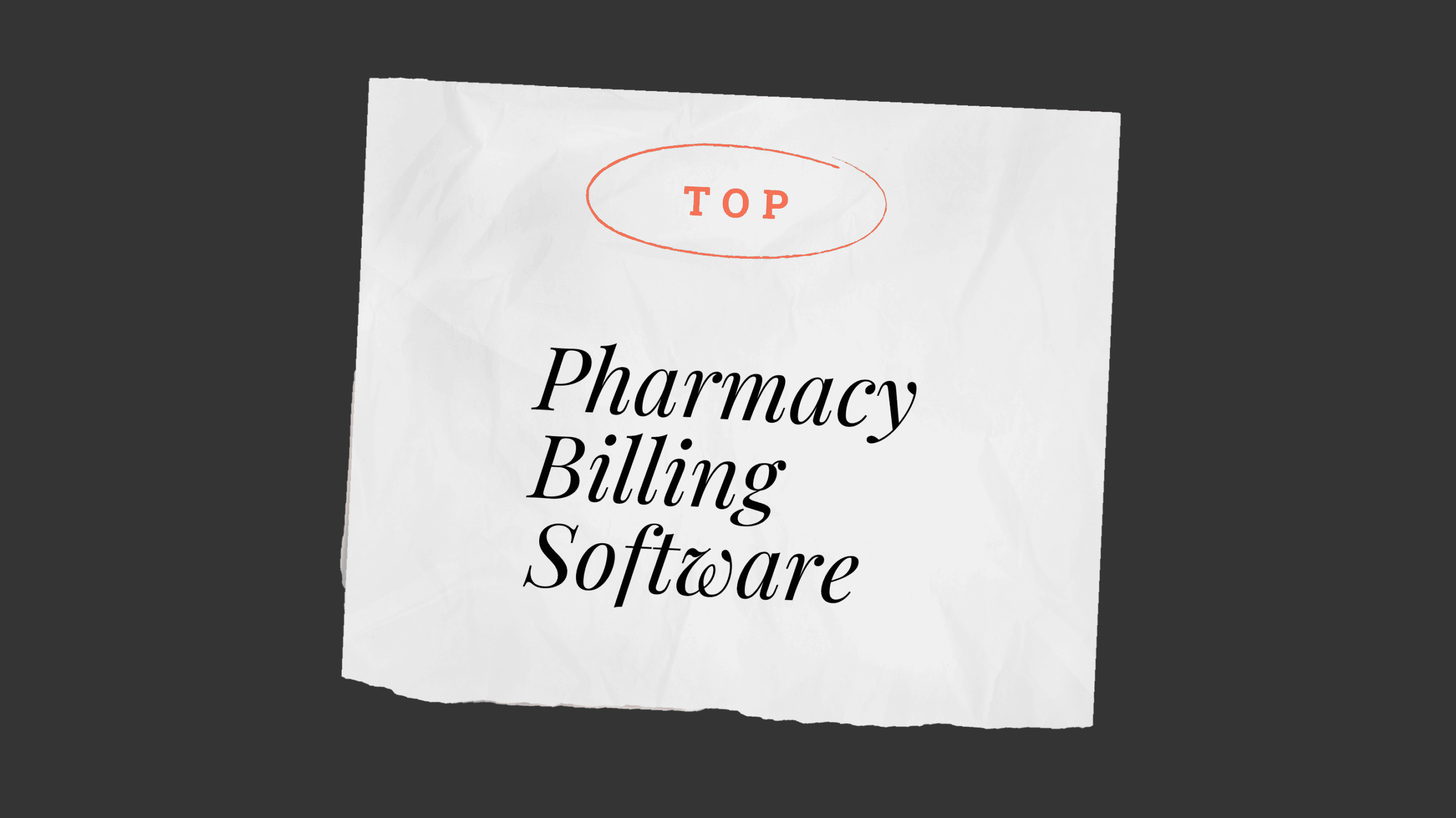 Pharmacy billing software best tools 27208