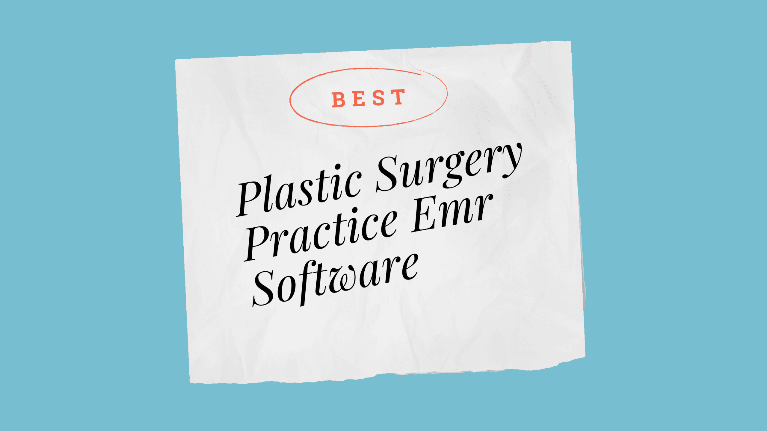 Plastic surgery practice emr software best tools 38684