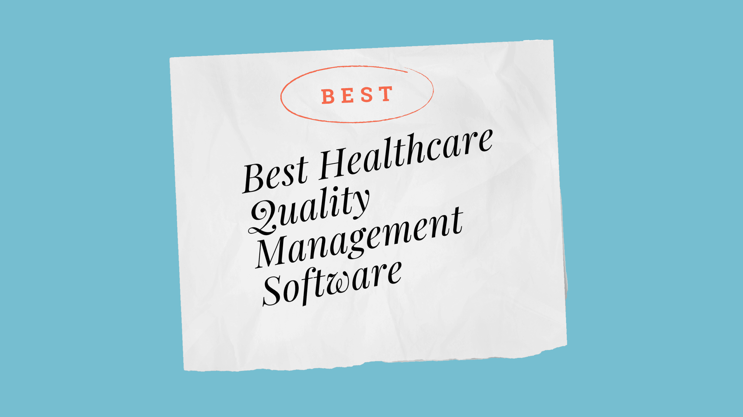 Best healthcare quality management software best tools 70655