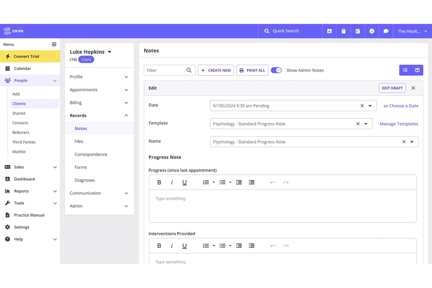 screenshot - Zanda Review: Pros, Cons, Features, and Pricing