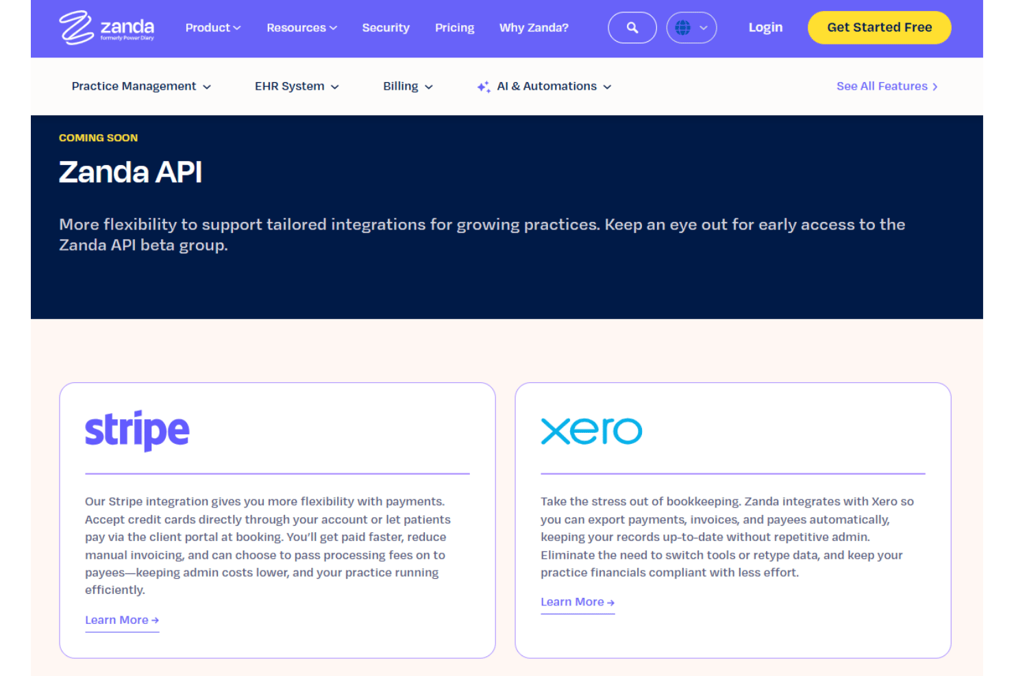 screenshot - Zanda Review: Pros, Cons, Features, and Pricing