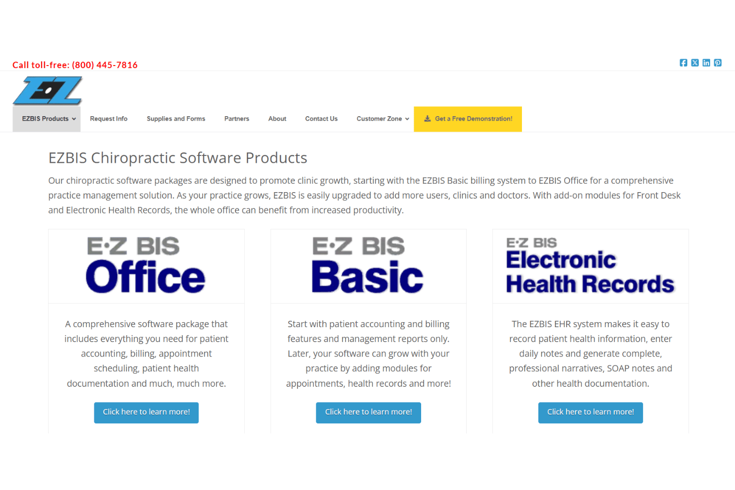 EZBIS pricing