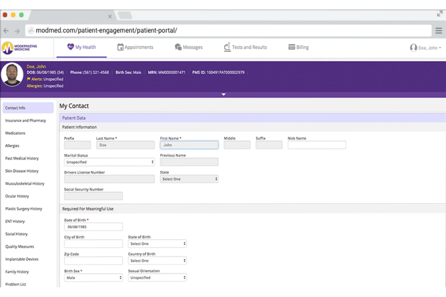 ModMed streamlines scheduling, billing, charting, and patient care.