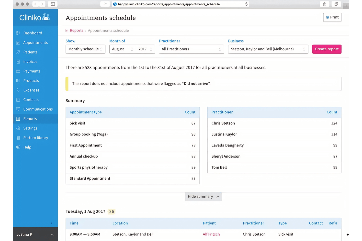 screenshot - Cliniko Review 2026: Pros, Cons, Features, and Pricing