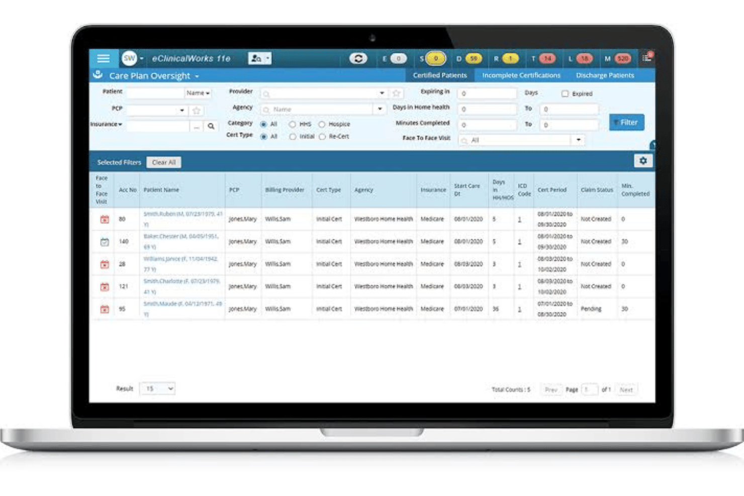 screenshot - eClinicalWorks-beoordeling: Voordelen, nadelen, functies en prijzen uitgelegd