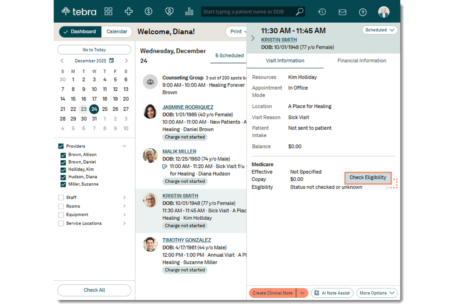 screenshot - Tebra Review: Pros, Cons, Features, and Pricing