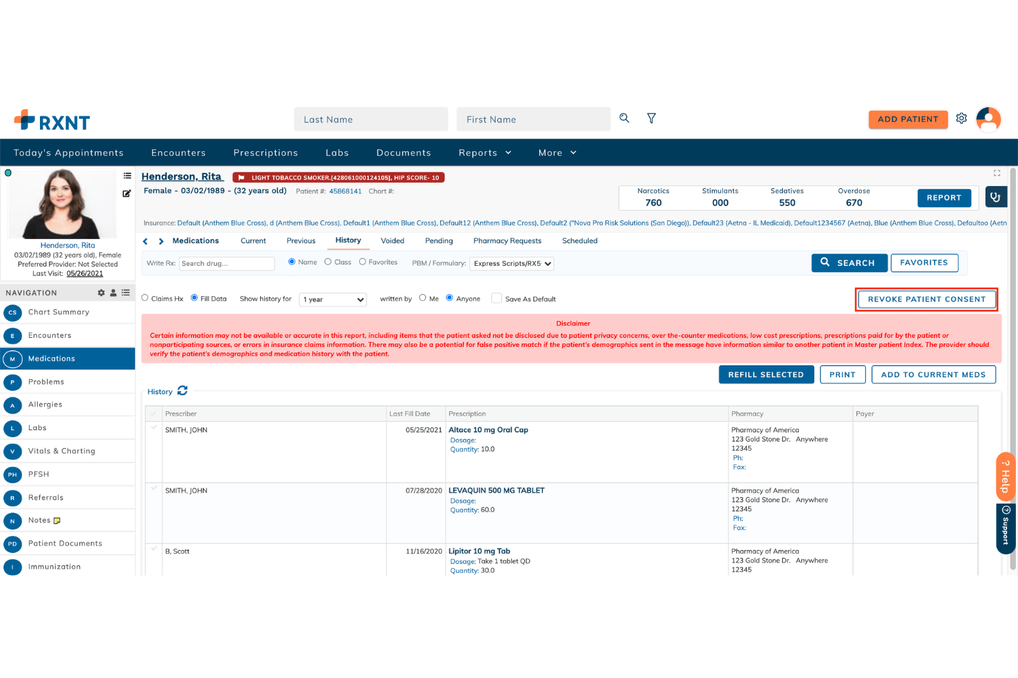 screenshot - RXNT EMR Software In-Depth Review