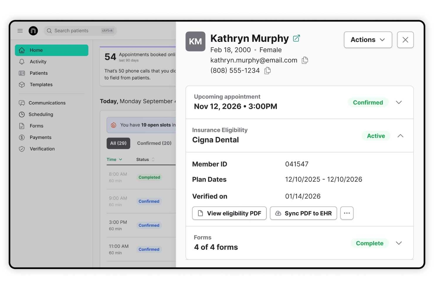 screenshot - NexHealth Review: Pros, Cons, Features and Pricing