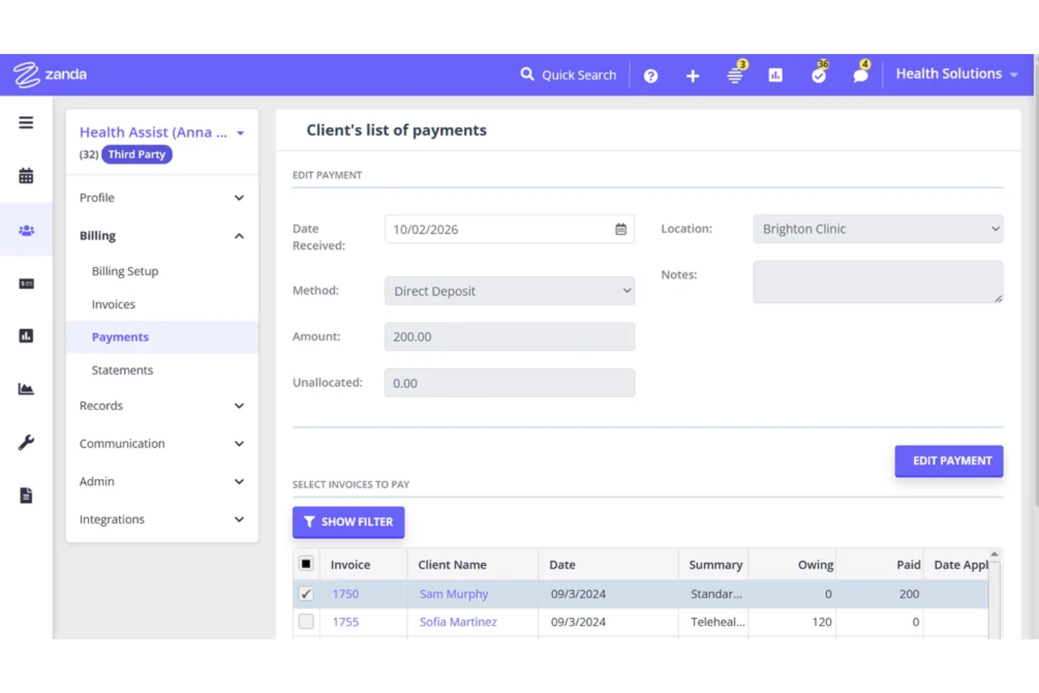 screenshot - PowerDiary Practice Management Software In-Depth Review
