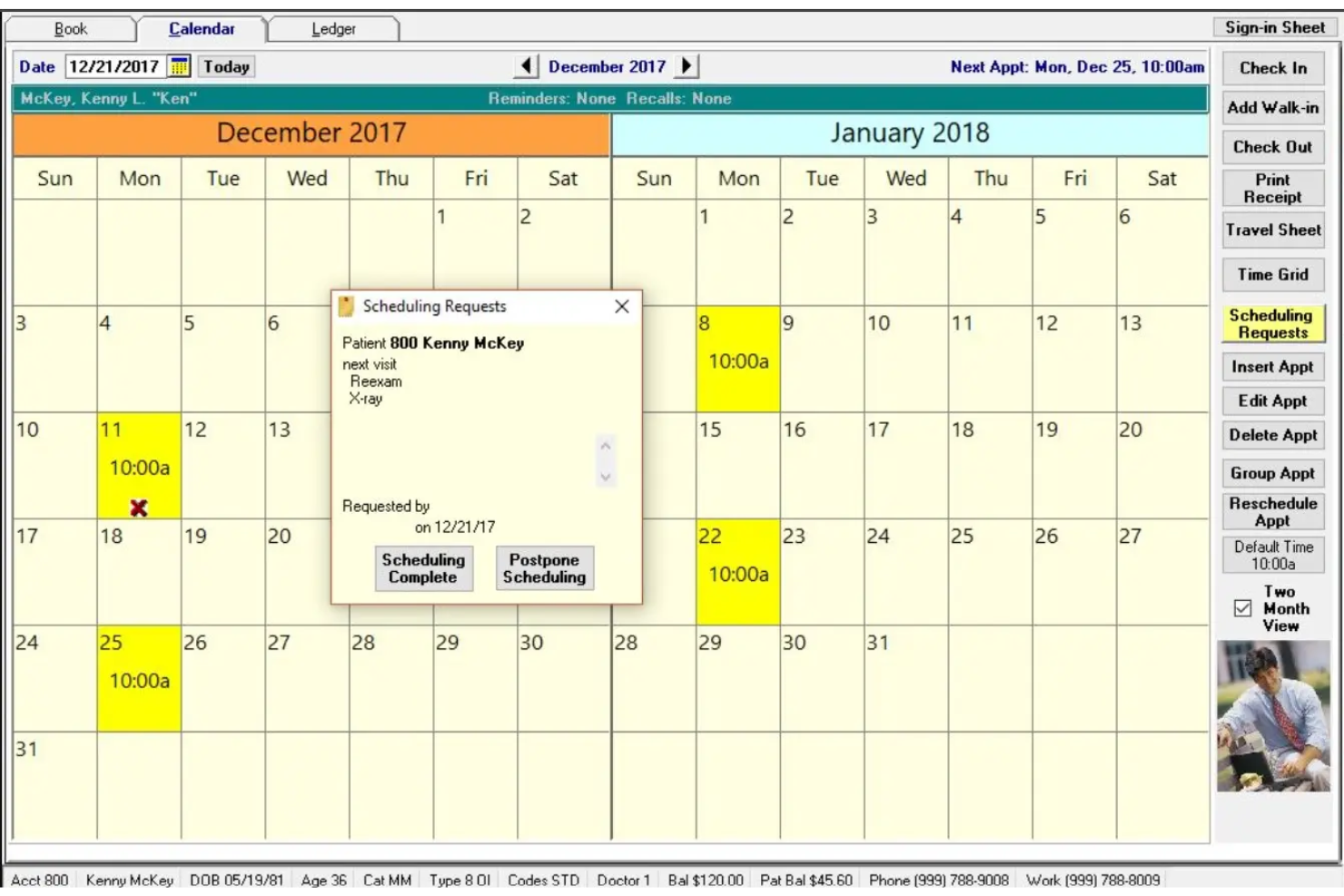 screenshot - EZBIS Chiropractic Software In-Depth Review