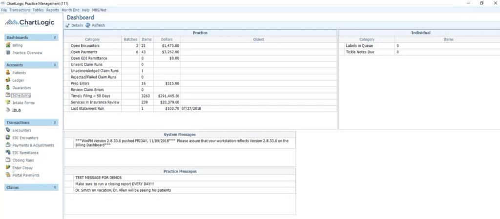ChartLogic screenshot - 10 Meilleurs services RCM évalués en 2026