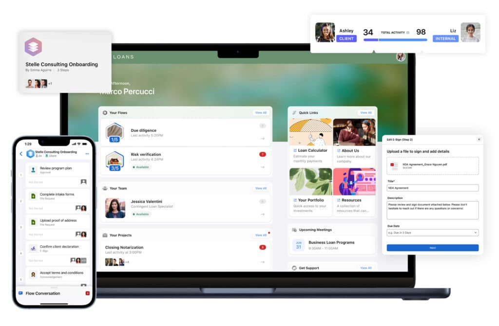 Moxo screenshot - 10 meilleurs logiciels de portail patient évalués en 2026