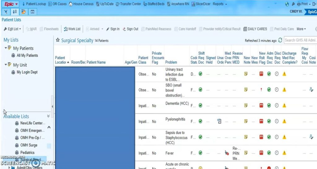Epic screenshot - 10 meilleurs logiciels de gestion des soins évalués pour 2026