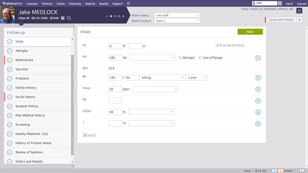 athenaOne screenshot - 10 Beste Softwarelösungen für Patientencase-Management im Test für 2026
