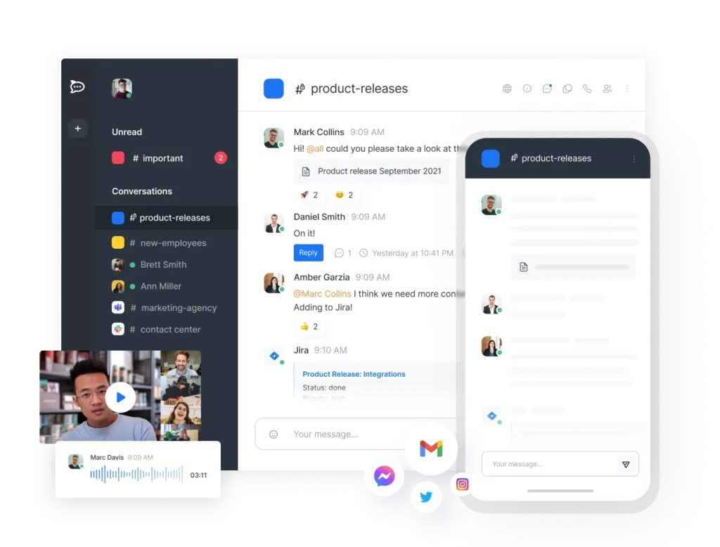 Rocket.Chat screenshot - 10 Beste HIPAA-konforme Messaging-Software für 2026