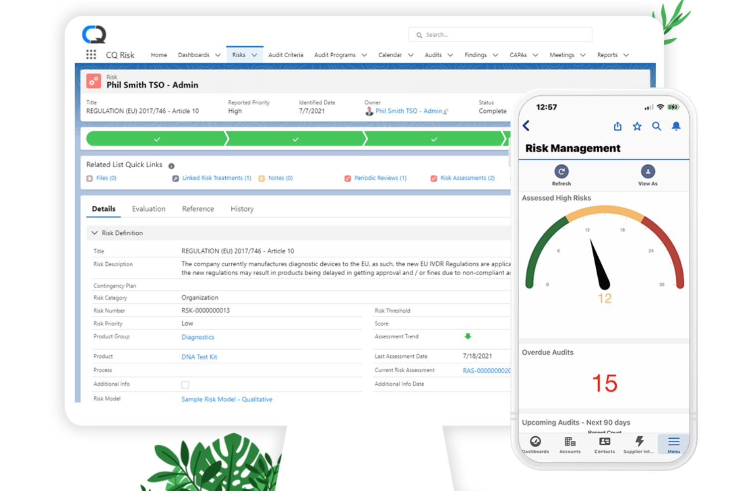 ComplianceQuest screenshot - 14 Beste Krankenhaus-Risikomanagement-Software 2026