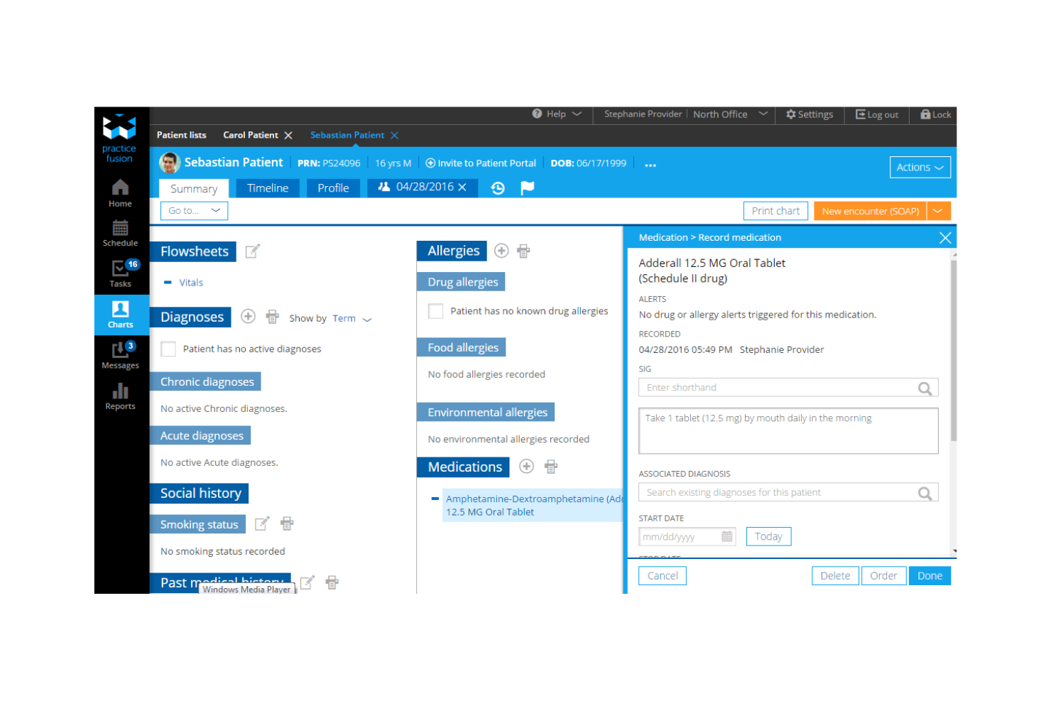 Practice Fusion screenshot - 18 Beste HIPAA-konforme Terminplanungssoftware für 2026
