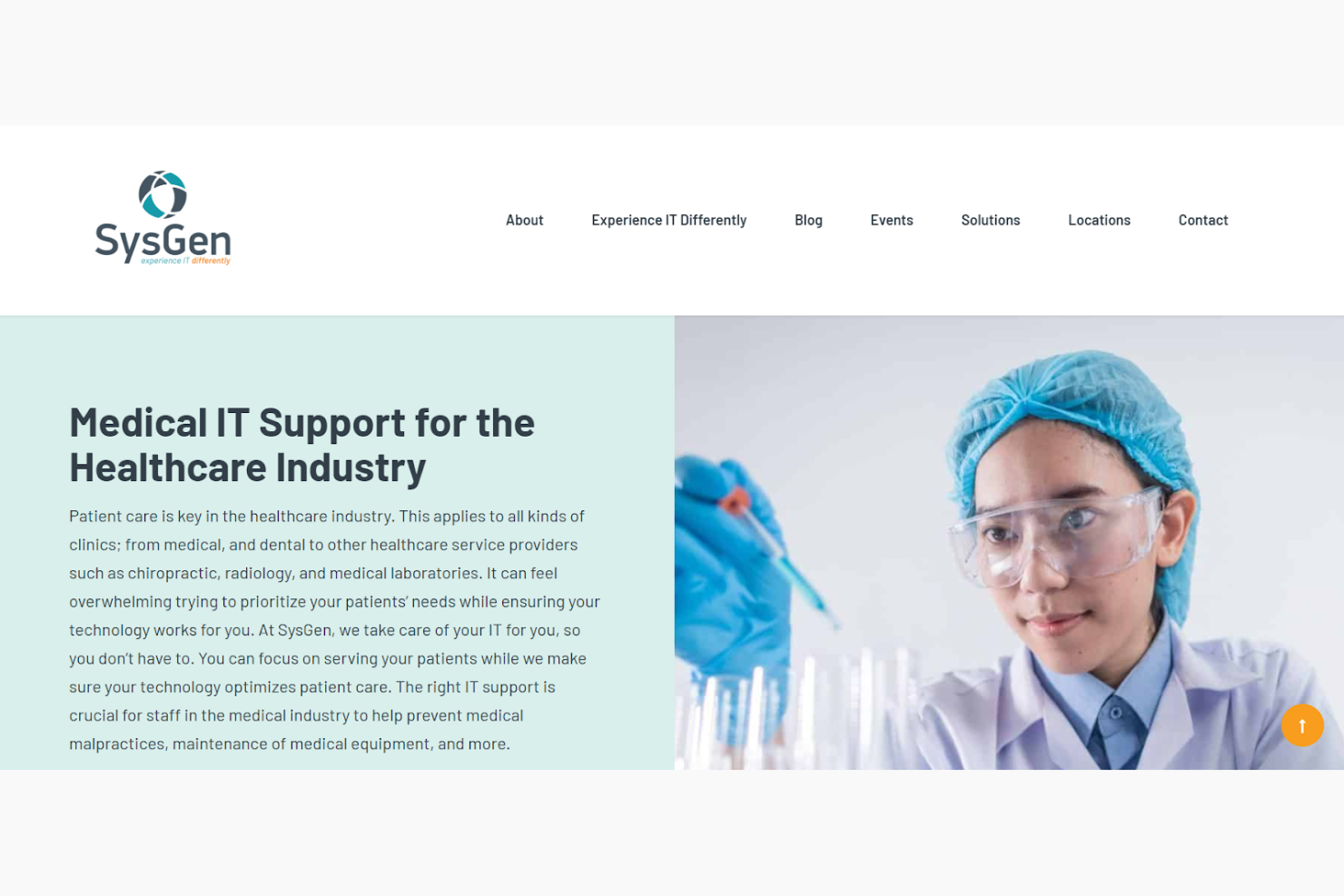 SysGen screenshot - 10 meilleurs services de support informatique pour cabinets médicaux évalués en 2026