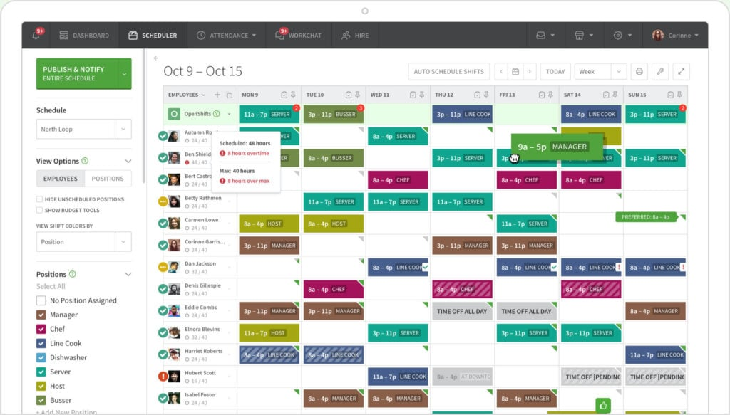 When I Work screenshot - 10 Meilleurs Logiciels de Planification du Personnel Médical de 2026