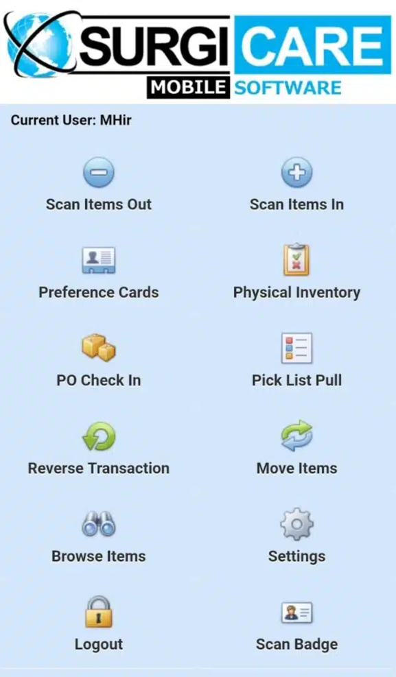 SurgiCare Medical Inventory screenshot - 10 beste medizinische Softwarelösungen im Test für 2026