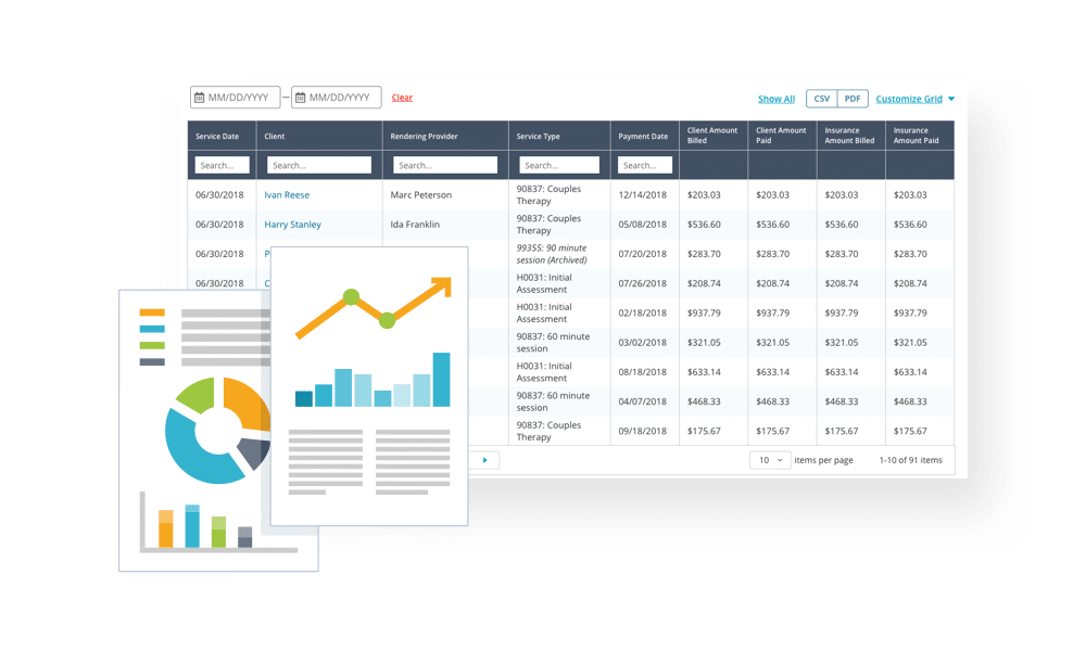 Ensora Health TheraNest screenshot - 10 meilleurs logiciels DME pour la gestion de la toxicomanie en 2026 [Mes avis]