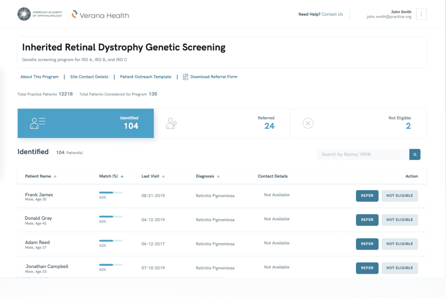 Verana Health screenshot - 20 Beste Abrechnungssoftwares für das Gesundheitswesen im Test für 2026
