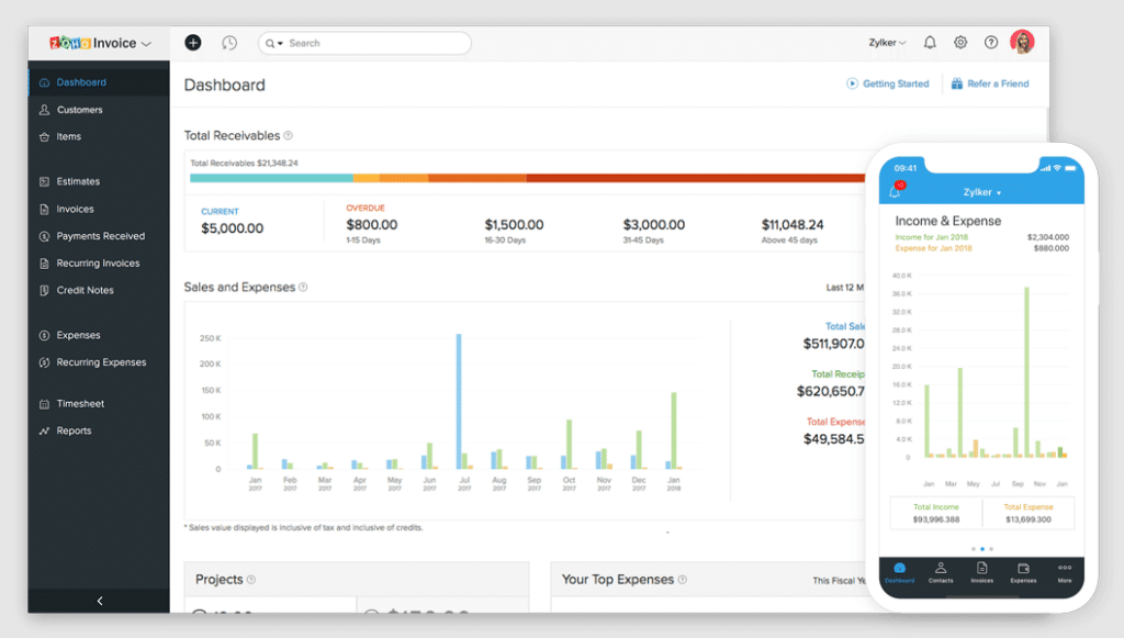 Zoho for Healthcare screenshot - 10 beste webbasierte Abrechnungssoftwares für das Gesundheitswesen 2026