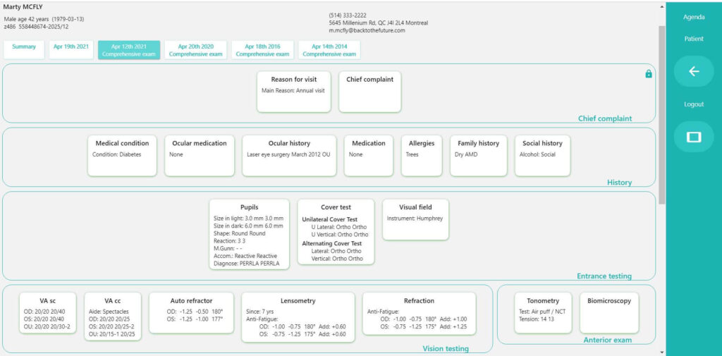 WINK screenshot - 10 meilleures solutions de DSE en ophtalmologie évaluées pour 2026