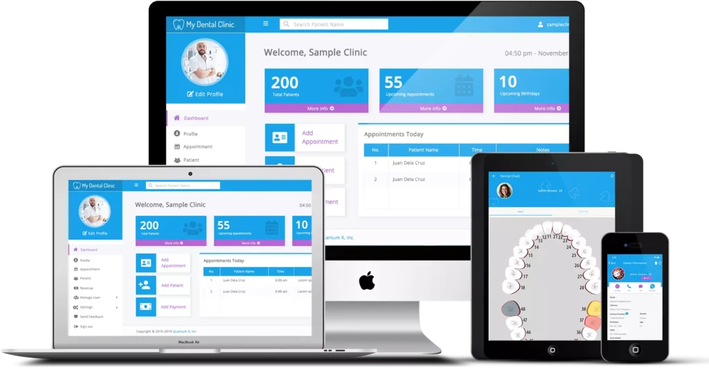 My Dental Clinic screenshot - 10 Meilleurs Logiciels de Gestion de Clinique en 2026