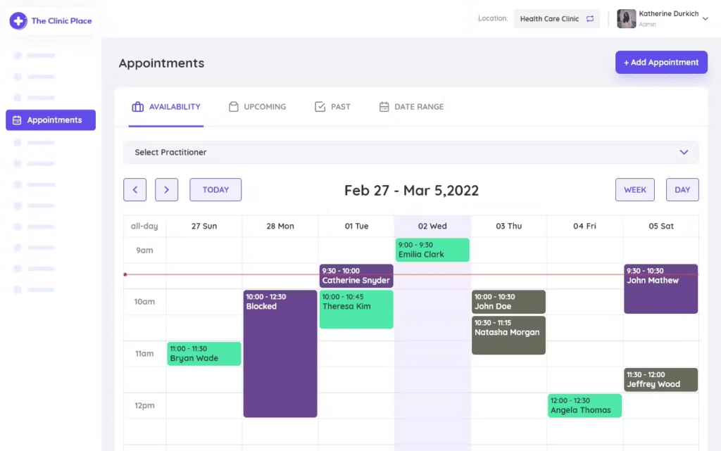 The Clinic Place screenshot - 10 Meilleurs Logiciels de Gestion de Clinique en 2026