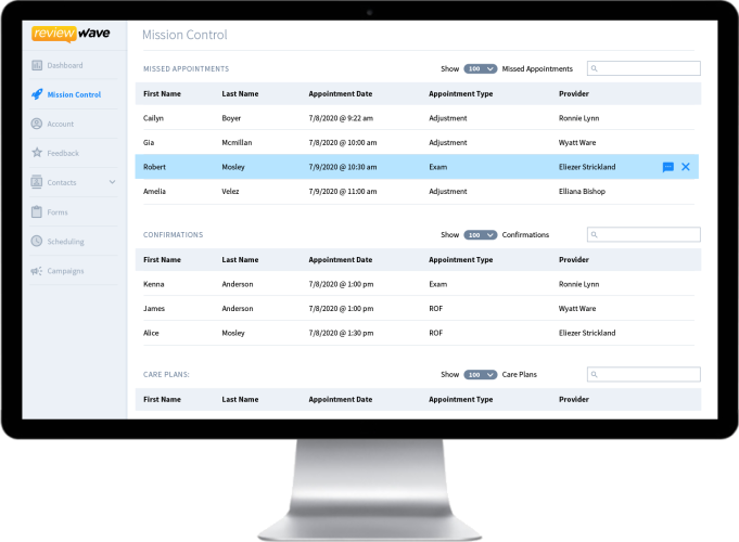 Review WAVE screenshot - 10 meilleurs logiciels de planification médicale de 2026